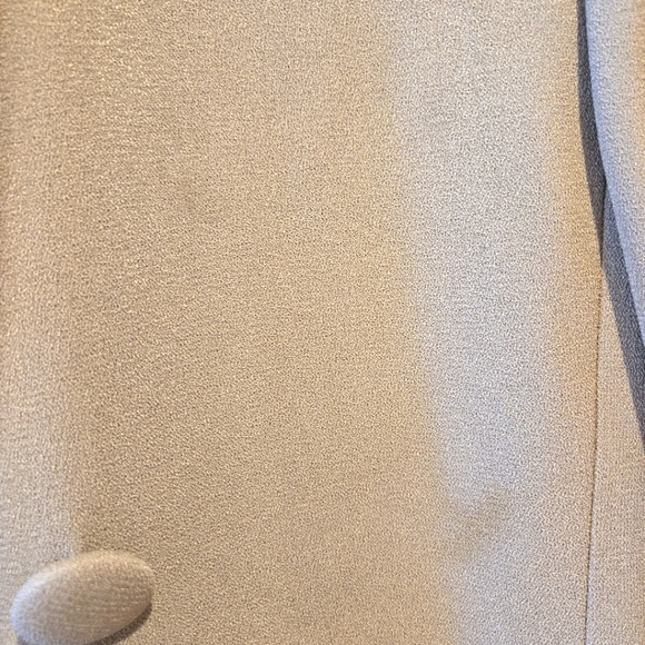 Jones New York Woman's Tan Double-Breasted Jacket/Blazer, Size 12 - Picture 8 of 11